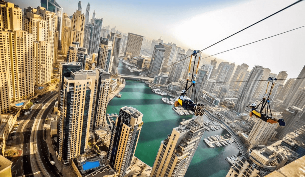 Xline Zipline Dubai Marina - Best Weekend Activities In Dubai