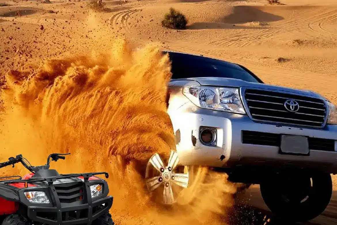 Desert safari with quad bike riding in Dubai
