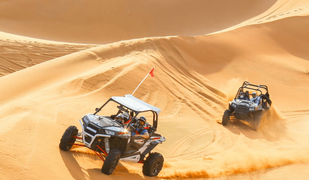 Desert On Quad Bike