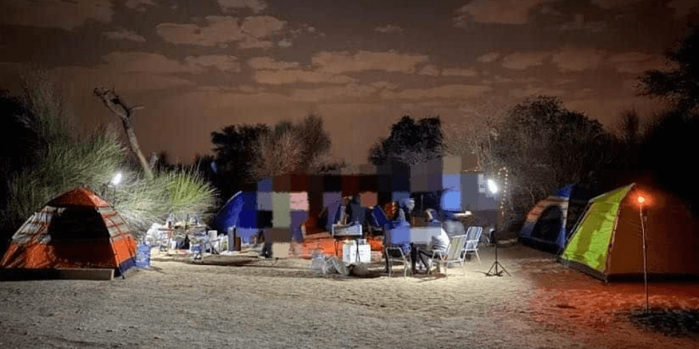 Camp Overnight at Al Qudra Lakes