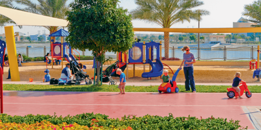 Relax at Al Barsha Pond Park