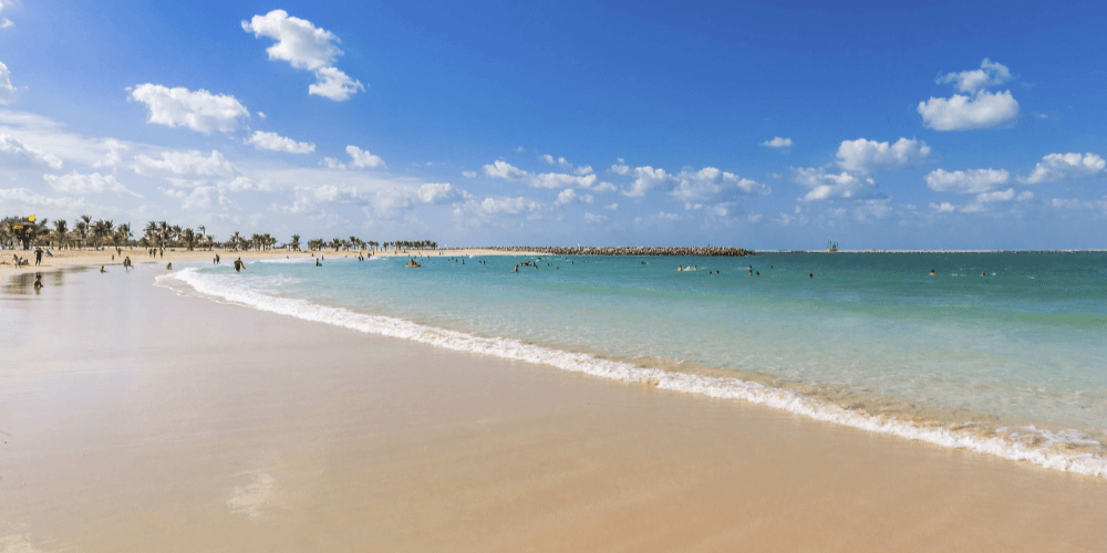 Relax at Al Mamzar Beach Park