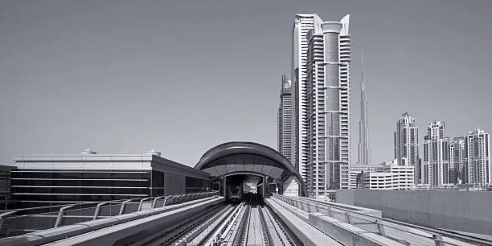 Ride the Metro After Dark in dubai