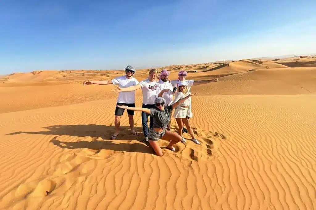 Morning desert safari Dubai sunrise dunes