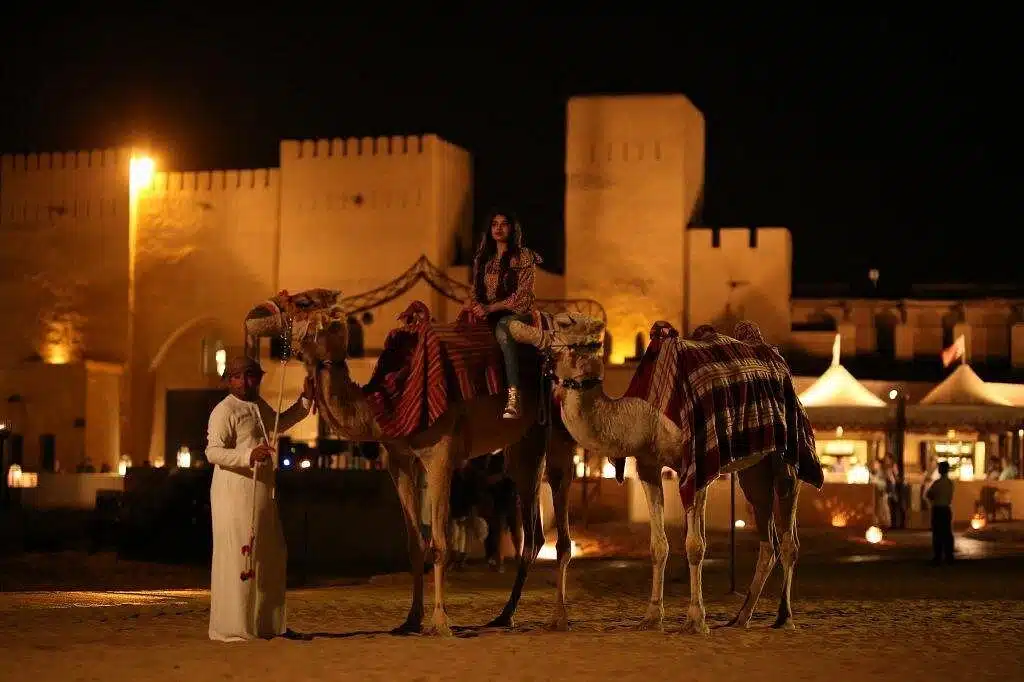 Camel Riding In Dubai Desert 
