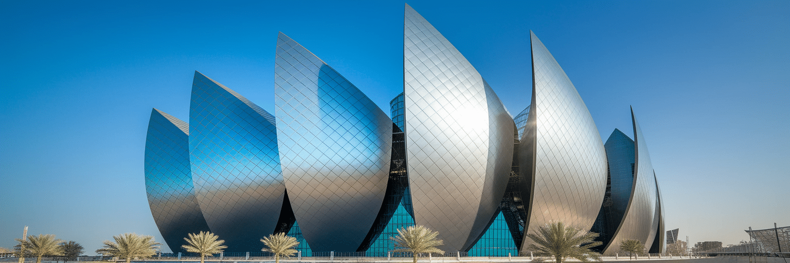 Zayed National Museum's falcon-wing towers