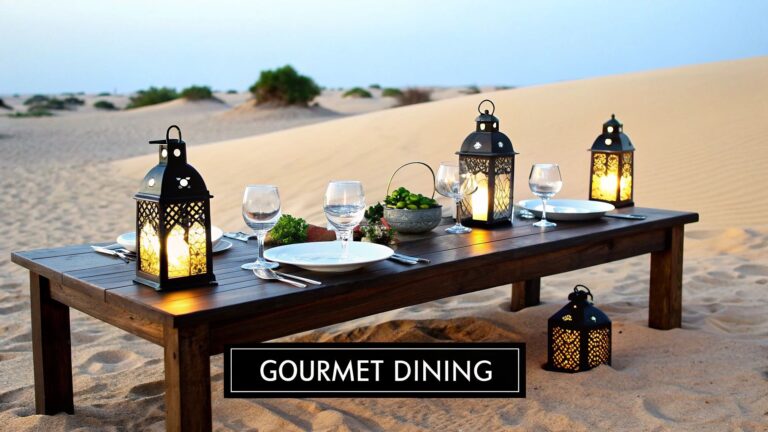 Dubai Dinner in the Desert