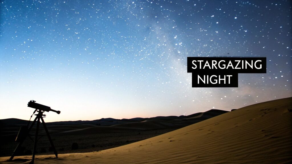 Dubai Desert Sky Stargazing