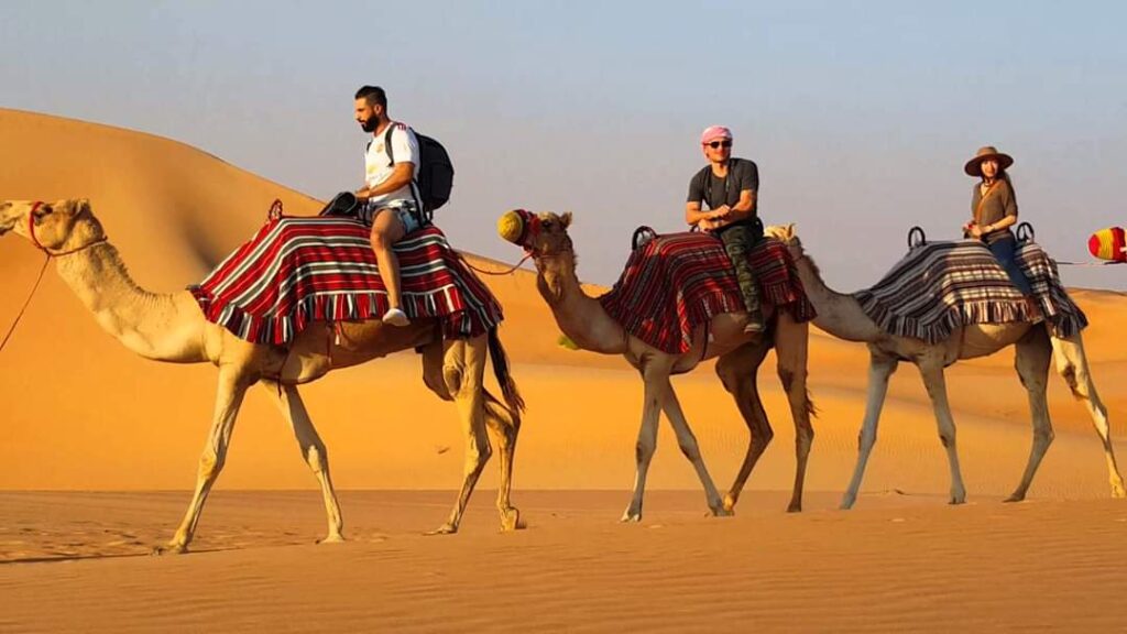 Best time for desert safari in Dubai during cool months with clear desert views
