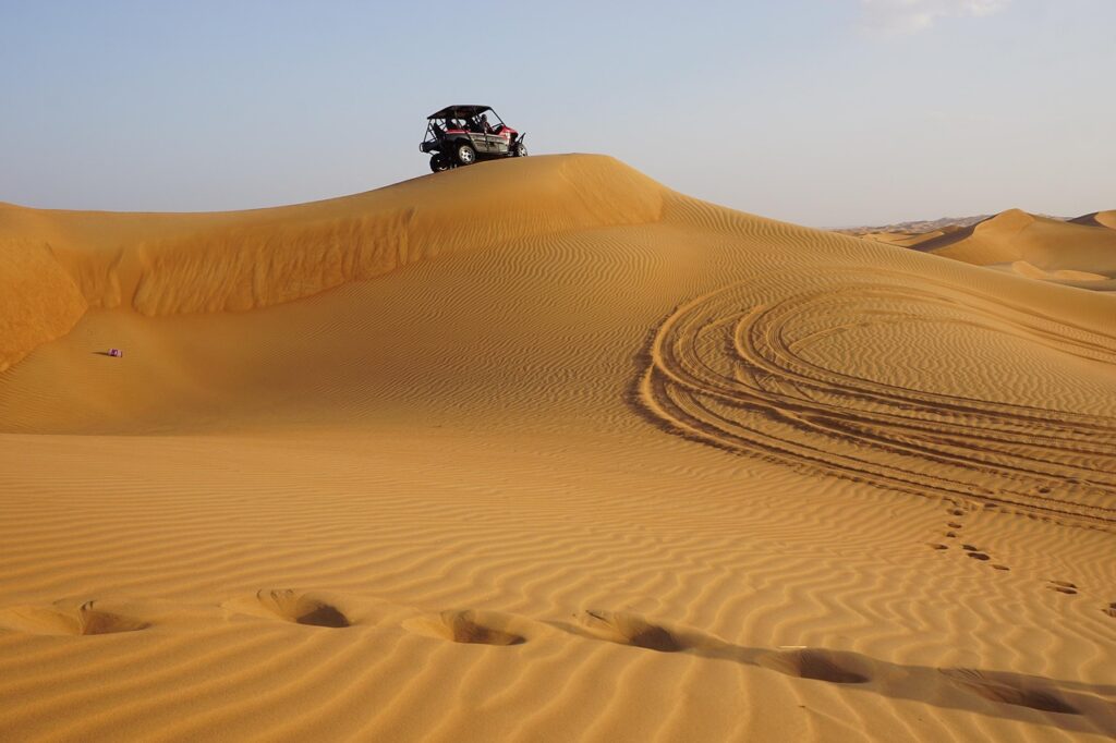 Morning and evening quad bike desert safari in Dubai