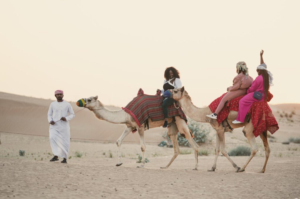 Step-by-step activities of the best desert safari in Dubai including dune bashing and camp experiences