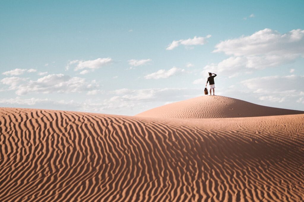 Red dunes of Al Lahbab, popular for the best desert safari in Dubai