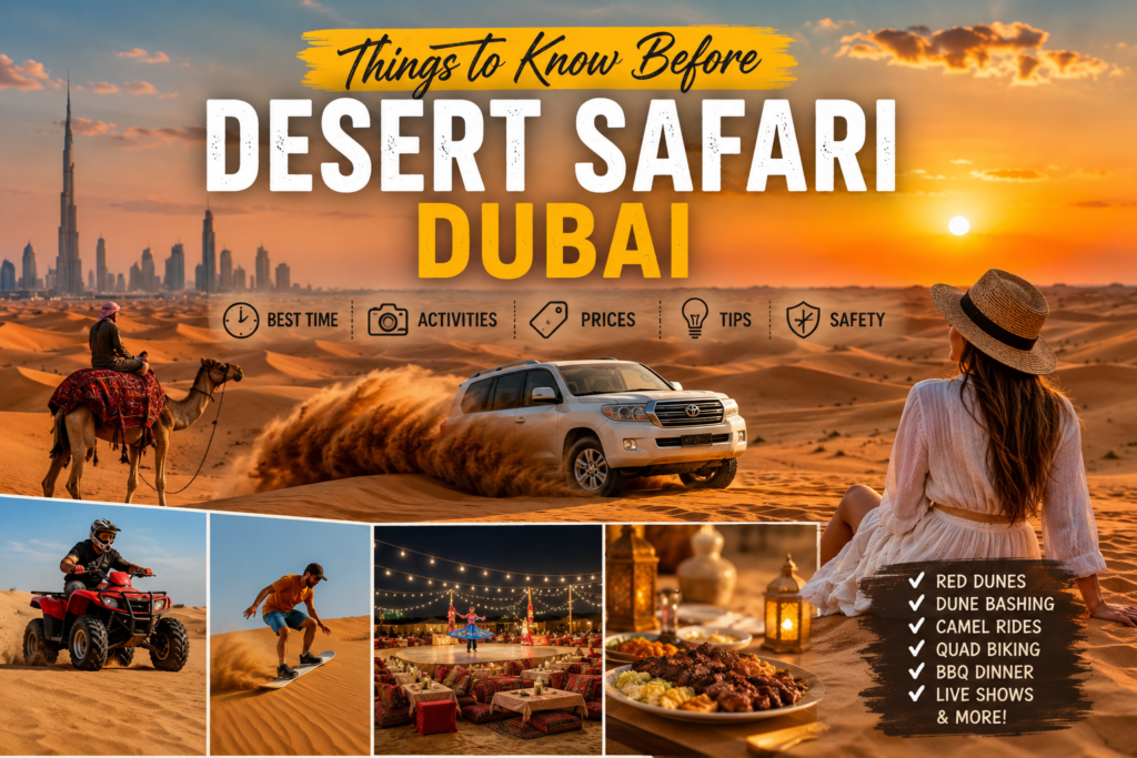 Things to Know Before Desert Safari Dubai