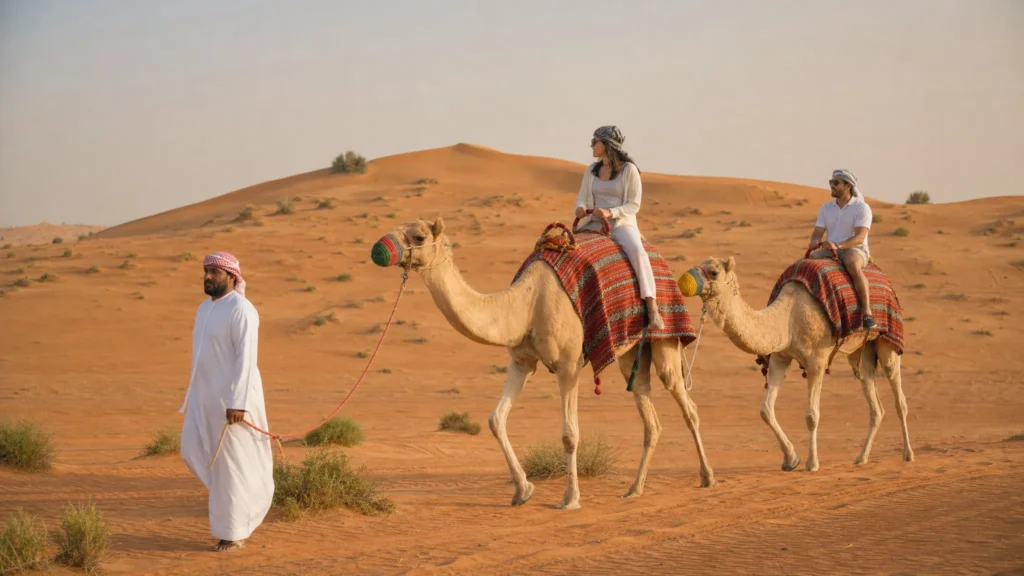 desert safari day trip dubai in lahbab red dunes
