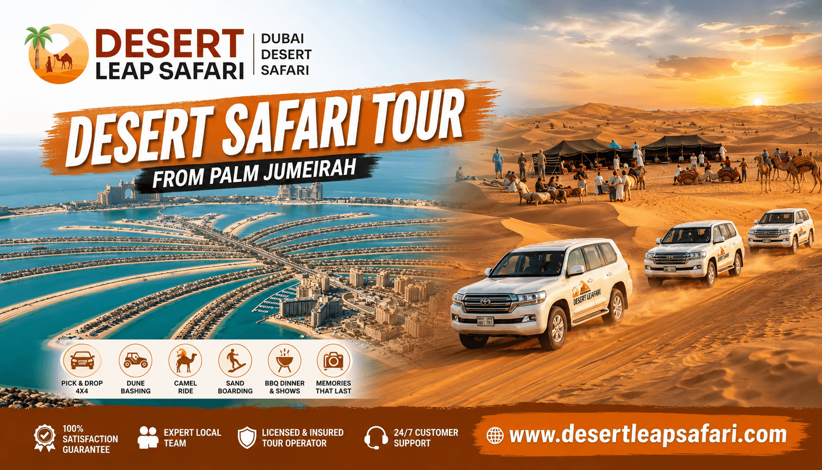 Desert Safari Fom palm Jumirah