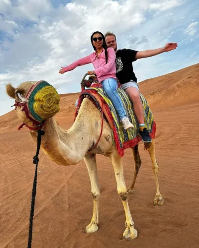 camel ride dubai desert safari