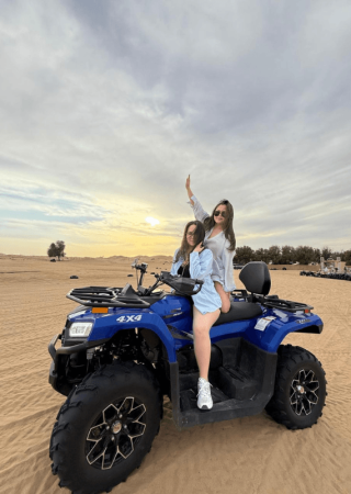 Quad bike adventure on the red dunes of Lahbab Desert Dubai